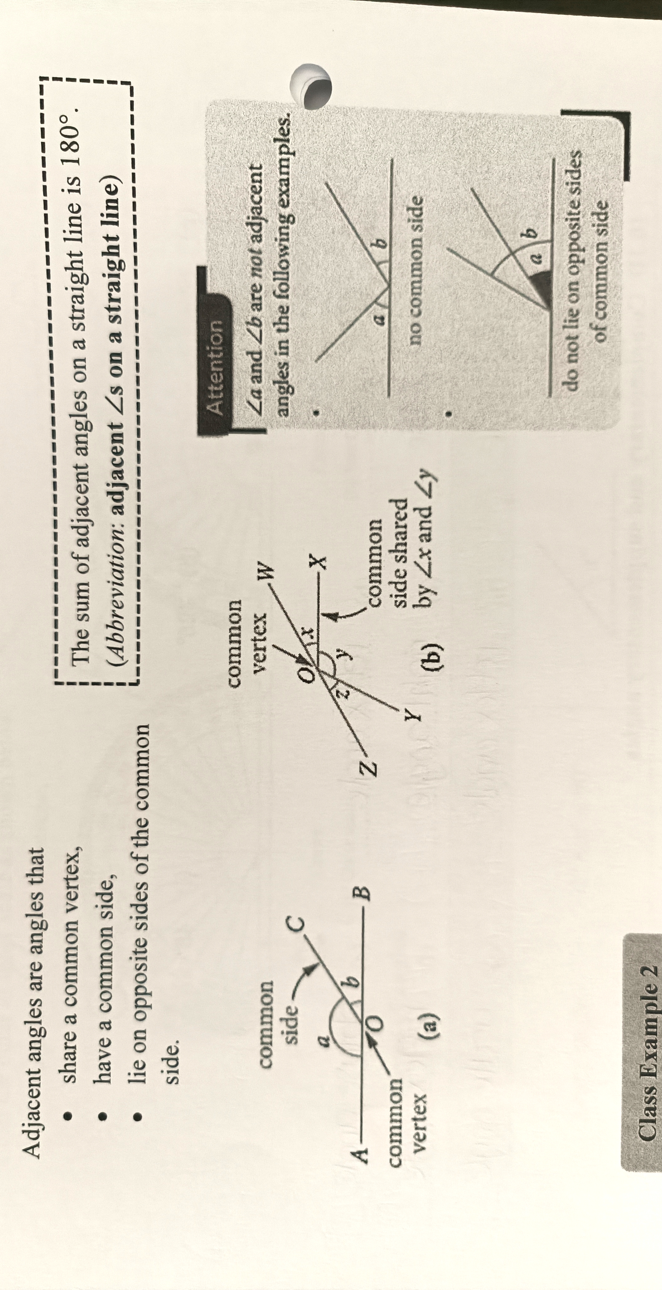 <p>adjacent (angle sign)s on a straight line</p>