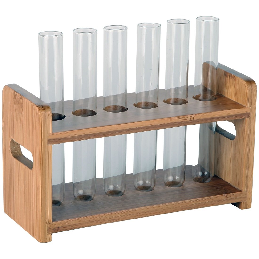 <p>Holds multiple test tubes</p>