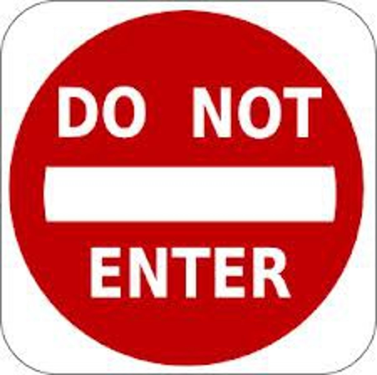 <p>is usually installed at the beginning of one-way streets and ramps and it prohibits drivers from entering a one-way roadway where traffic is moving in the opposite direction. A DO NOT ENTER traffic sign is usually installed together with the "WRONG WAY" sign.</p>