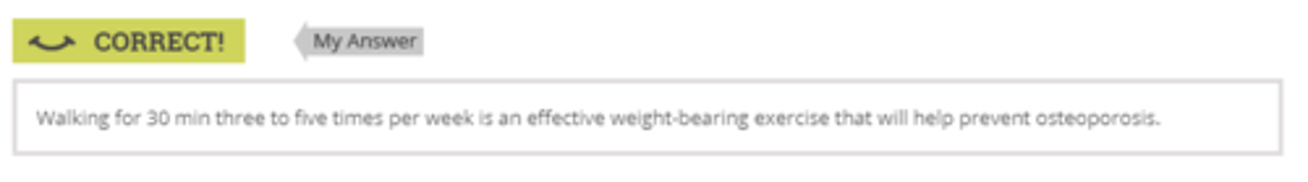 <p>I should walk for 30 minutes three times per week</p>