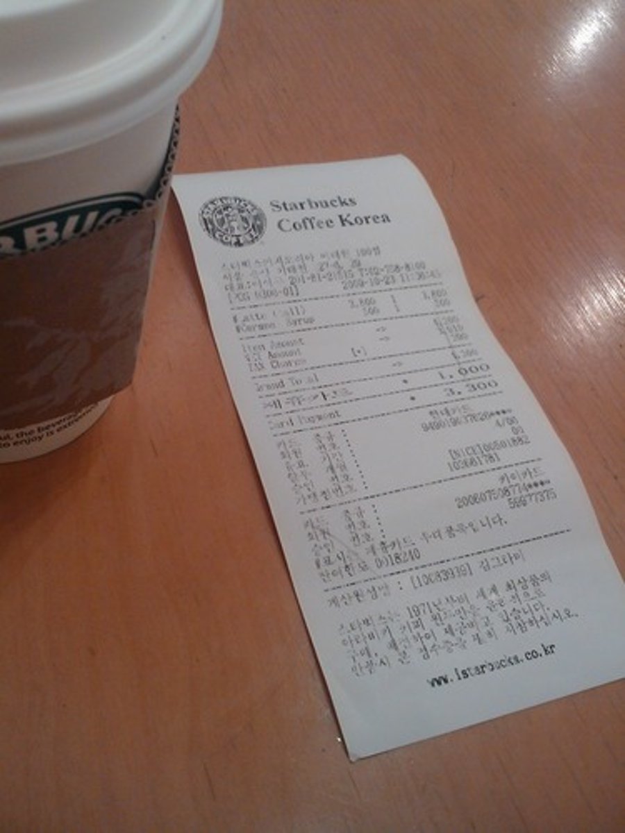 <p>hóa đơn <br>(hóa đơn đã thanh toán, có thông tin số lượng, ngày thanh toán, ngày giao dịch)<br>영수증 주세요.<br>Hãy đưa tôi hóa đơn<br>영수증 드릴까요?</p>