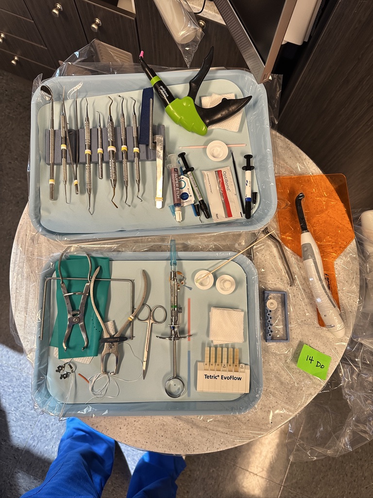 <p>for what class is this tray set up? </p>