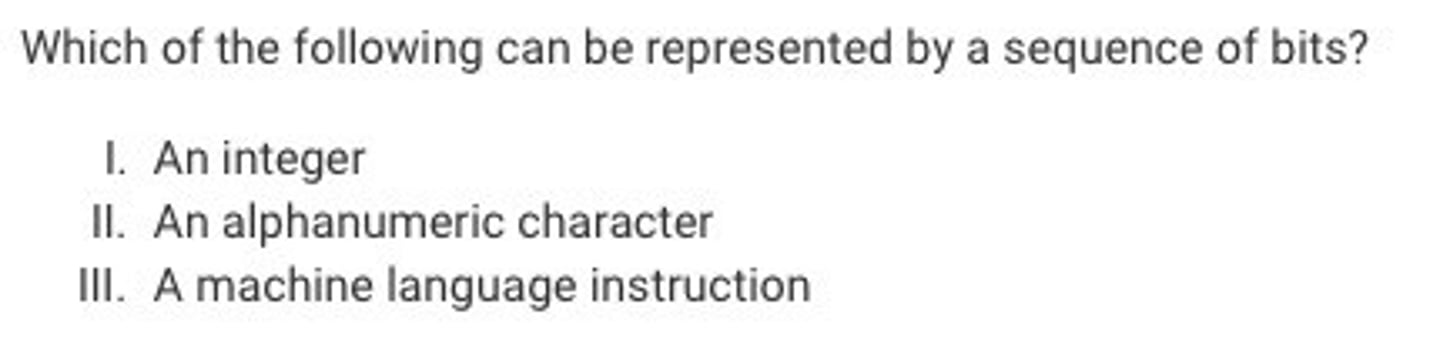 <p>D: I, II, and III</p>