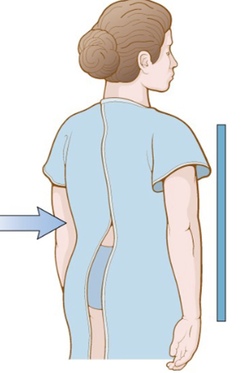 <p>source slanting direction at angle from perpendicular source</p>