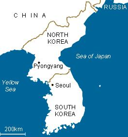 Multistate Nation Example - North and South Korea
