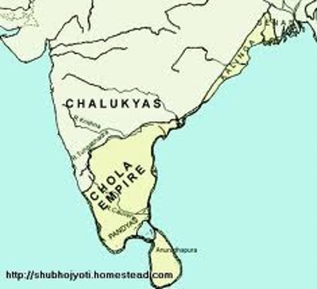 <p>The wealthy trading state that controlled southern India from 850 through 1267.</p>