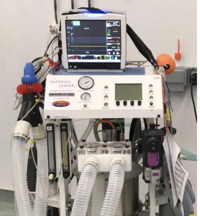 <p>What type of ventilator is shown?</p>