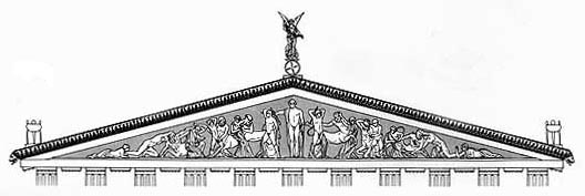 <p><span style="font-family: &quot;Helvetica Neue&quot;, sans-serif;">a triangular or gabled architectural element found above a cornice or entablature</span></p>