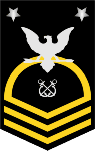 <p>Master Chief Petty Officer (MCPO) or Fleet/Command Master Chief Petty Officer</p>
