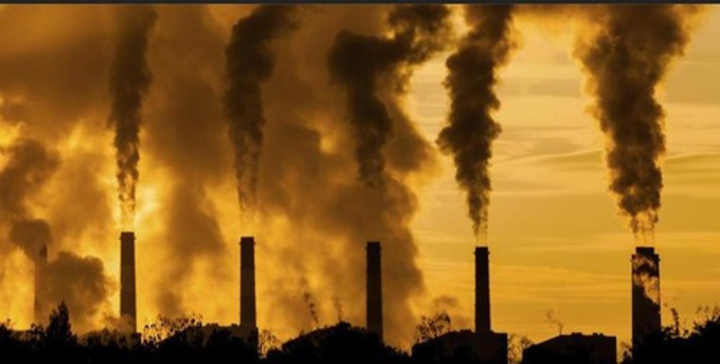 <p>Anything that makes air, water, or land dirty.</p>