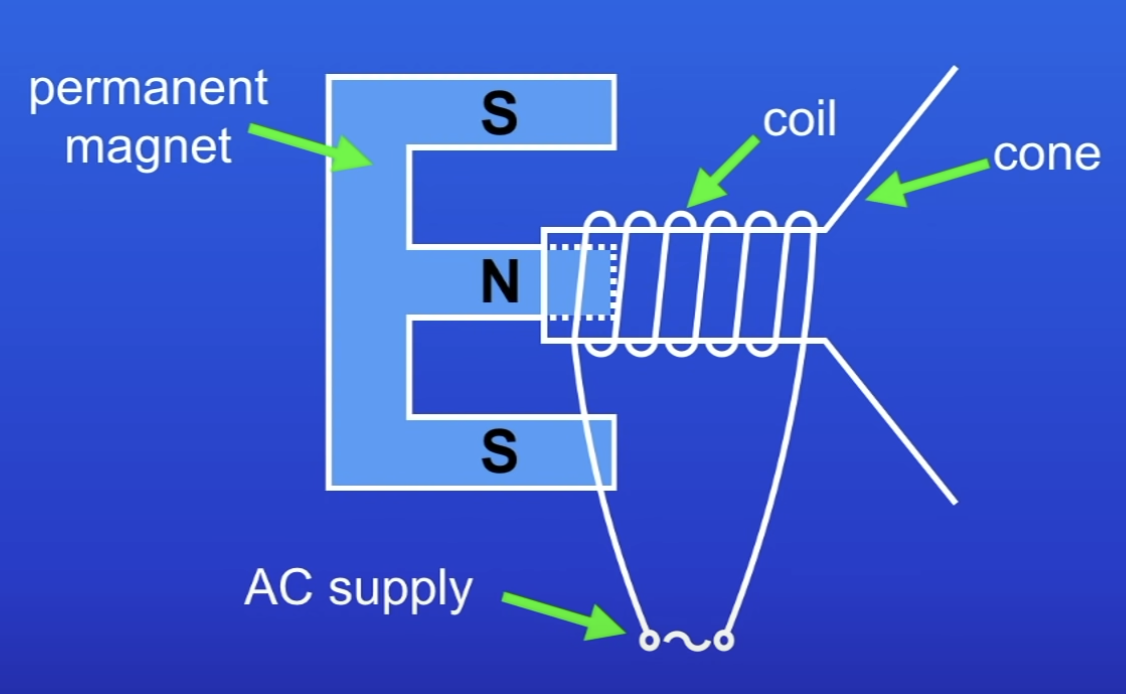 <p>Describe the set up of a loudspeaker / headphones (3 points)</p>
