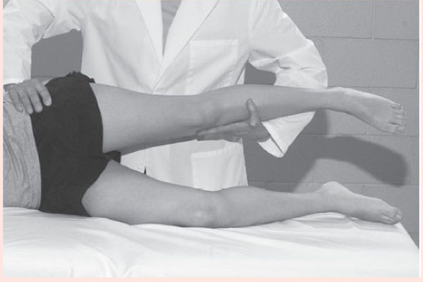 <p>Everything is the same except knee is held in extension.</p><p>Used to reduce strain in the medial aspect of the knee joint, to reduce tension on the patella and to reduce the influence of a tight two-joint rectus femoris muscle.</p>