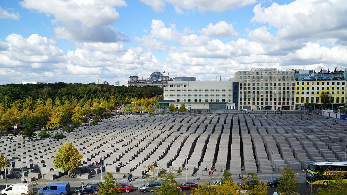 <p>Memorial to the Murdered Jews of Europe</p>