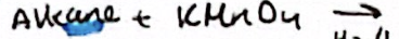 <p>What is the general name of the product of Baeyer’s Test for Unsaturation for <strong>Alkanes</strong>?</p>