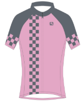 <p>checkered pink, gray</p>