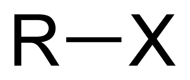 <p class="p1"></p><ul><li><p class="p1">Structure: R–Cl / R–Br / R–I / R–F</p></li></ul><p></p>