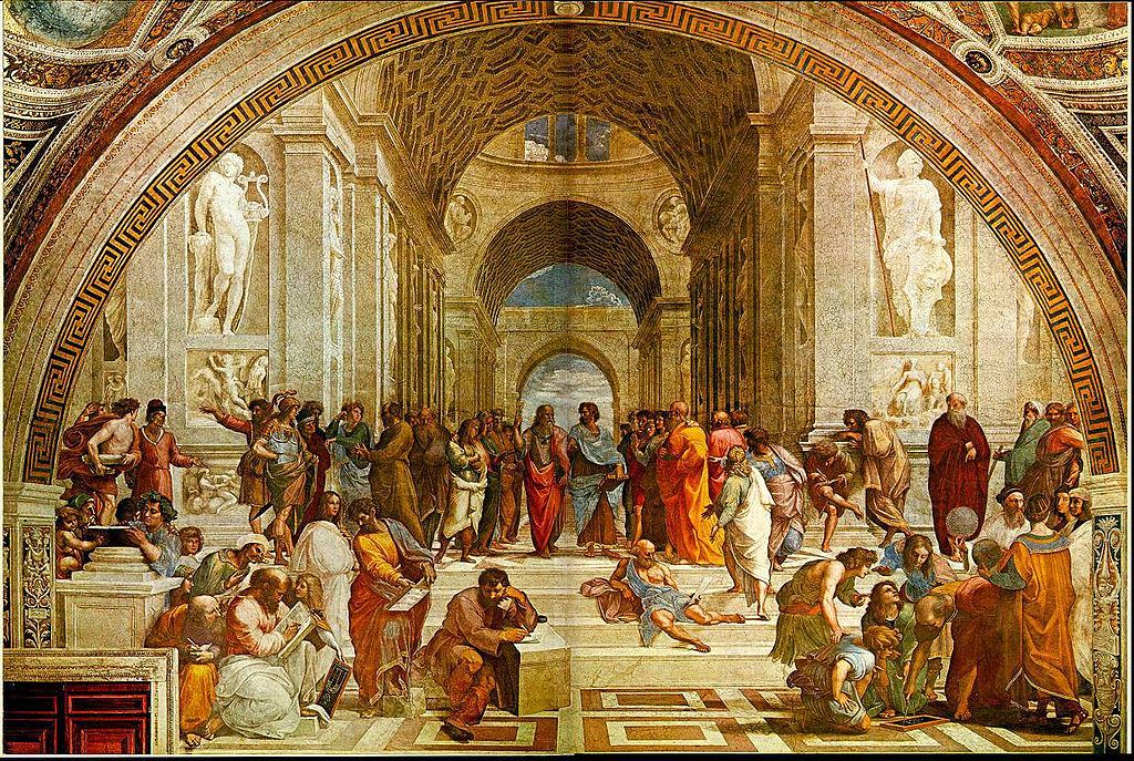 <p>Who painted the school of athens</p>