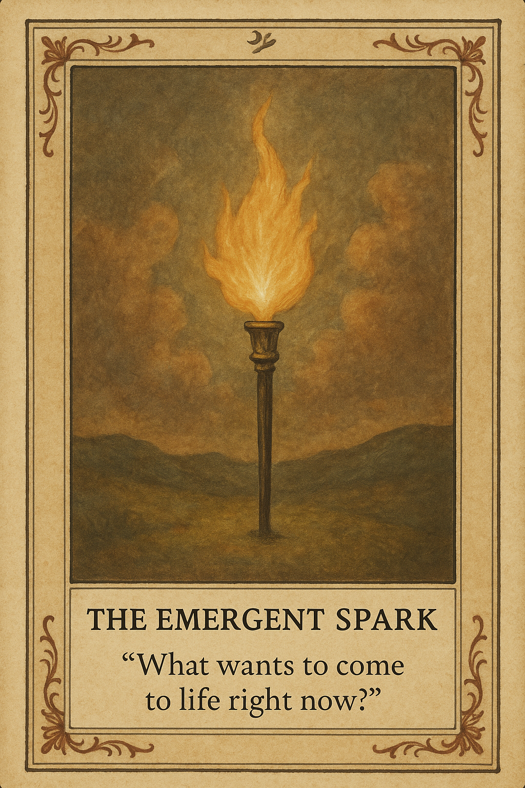 <p>What wants to come to life right now?</p>