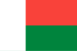 <p>Repoblikan ny Madagasikara, République de Madagascar (Republic of Madagascar)</p><p>(unknown origin and meaning)</p>