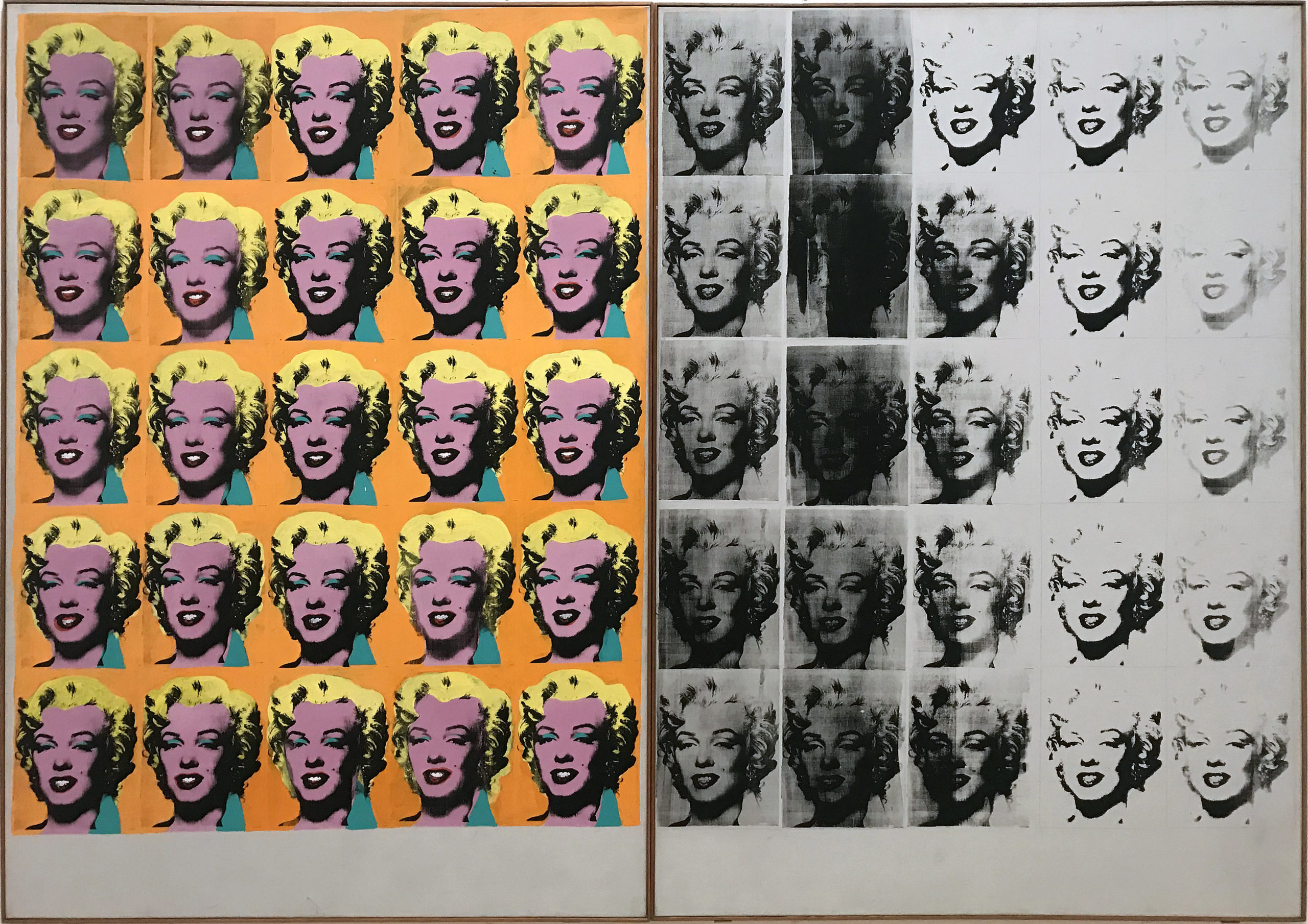 <p>Marilyn Diptych, 1962</p>