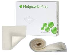 <p>= alginaat verband</p><p>wanneer gebruikt</p><ul><li><p>fibrineuze wonde</p></li><li><p>nattende wonde</p></li><li><p>bloeding</p></li><li><p>donorsites bij greffes (huid weghalen om op wond te plakken)</p></li><li><p>oppervlakkige / zichtbaar diepe letsels </p></li><li><p>infectie Ag</p></li></ul><p></p>