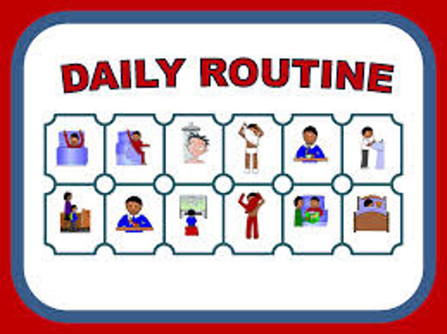 <p>daily routine</p>