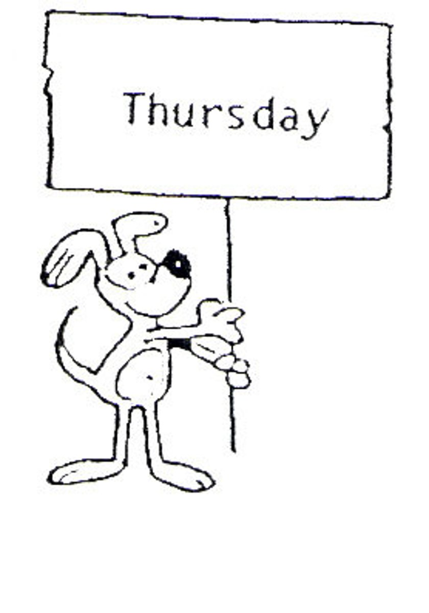 <p>Thursday</p>