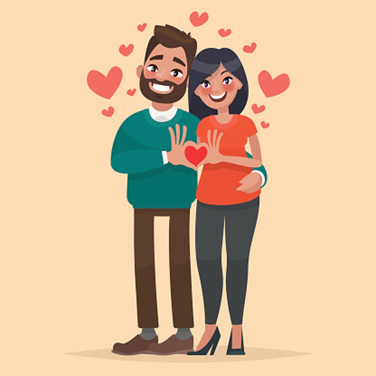 <p>to love (each other); to want</p>