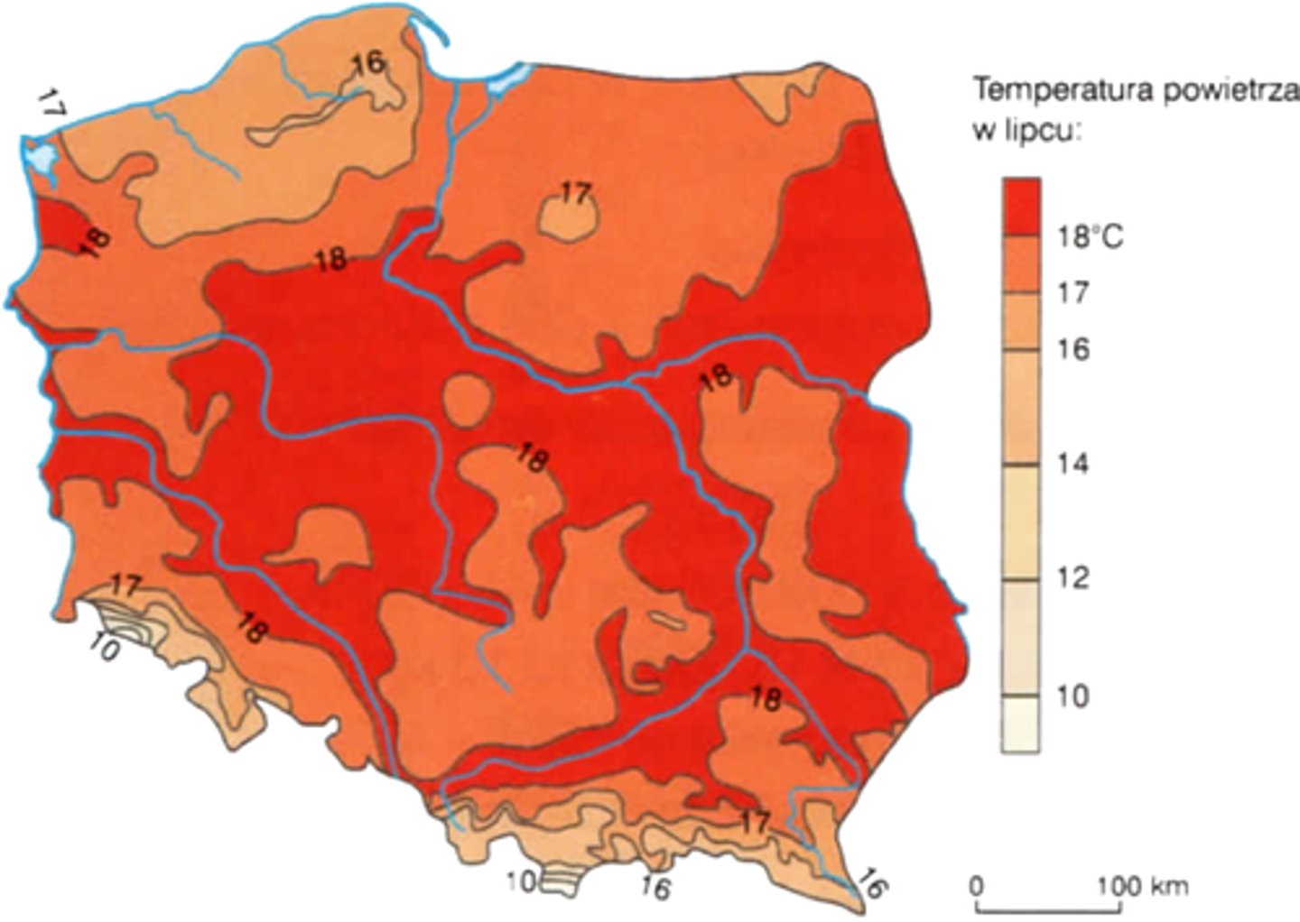 <p>zastosowanie linii jednakowych wartości liczbowych ukazujących natężenie danego zjawiska</p>