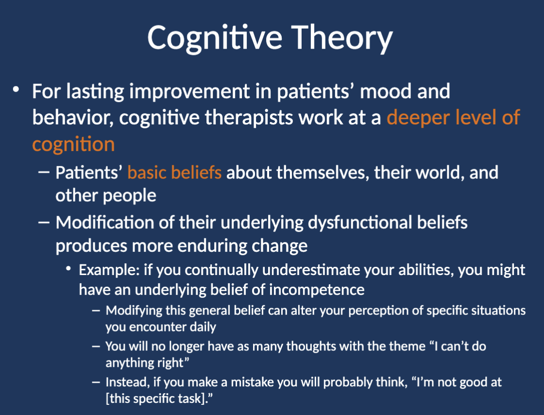 <p>Work on modifying their deeper, underlying dysfunctional beliefs.</p>