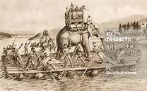 Carthaginian military commander in the 2nd Punic War.
-Attempted a surprise attack on Rome by crossing the Alps with a large group of soldiers, horses, and elephants.
