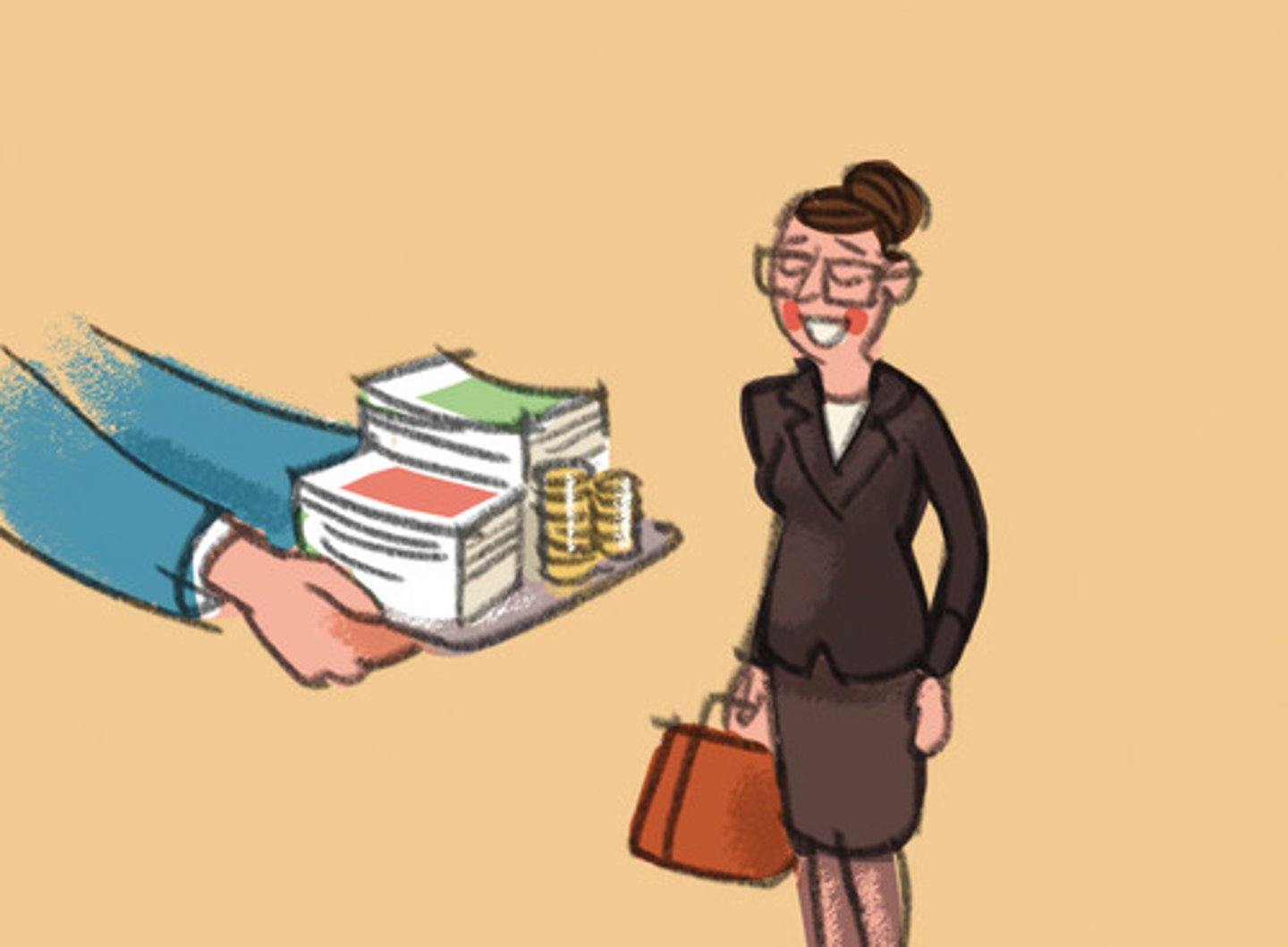 <p>to earn, deserve</p>