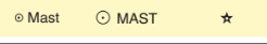 <p>What is the difference between these point symbols?</p>