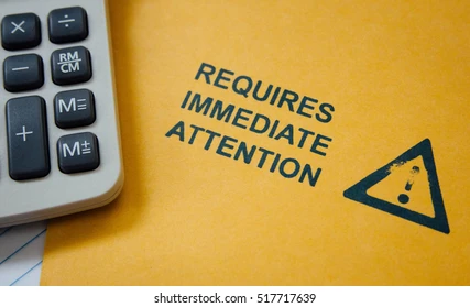 <p>đòi hỏi sự chú ý ngay lập tức</p>