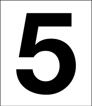 <p>1 × 5 =</p>