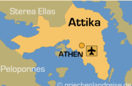<p>eine Region um die Stadt Athen in Griechenland, die historisch bedeutend für die Entwicklung von Demokratie und Kultur war. </p>