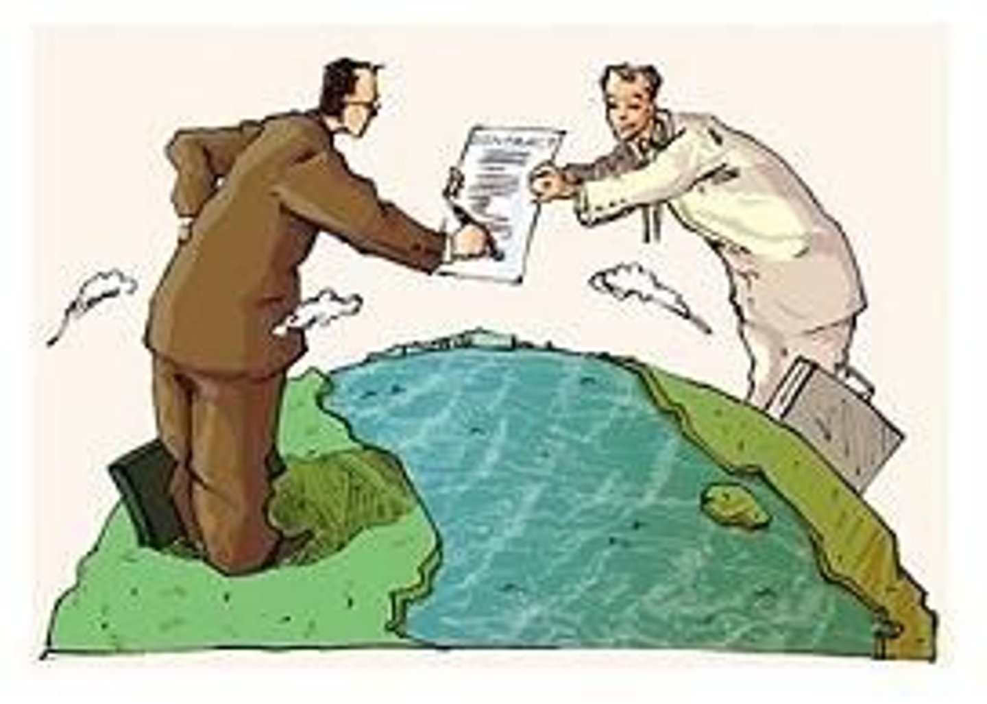 <p>a person, organization, or country that has signed an agreement</p>