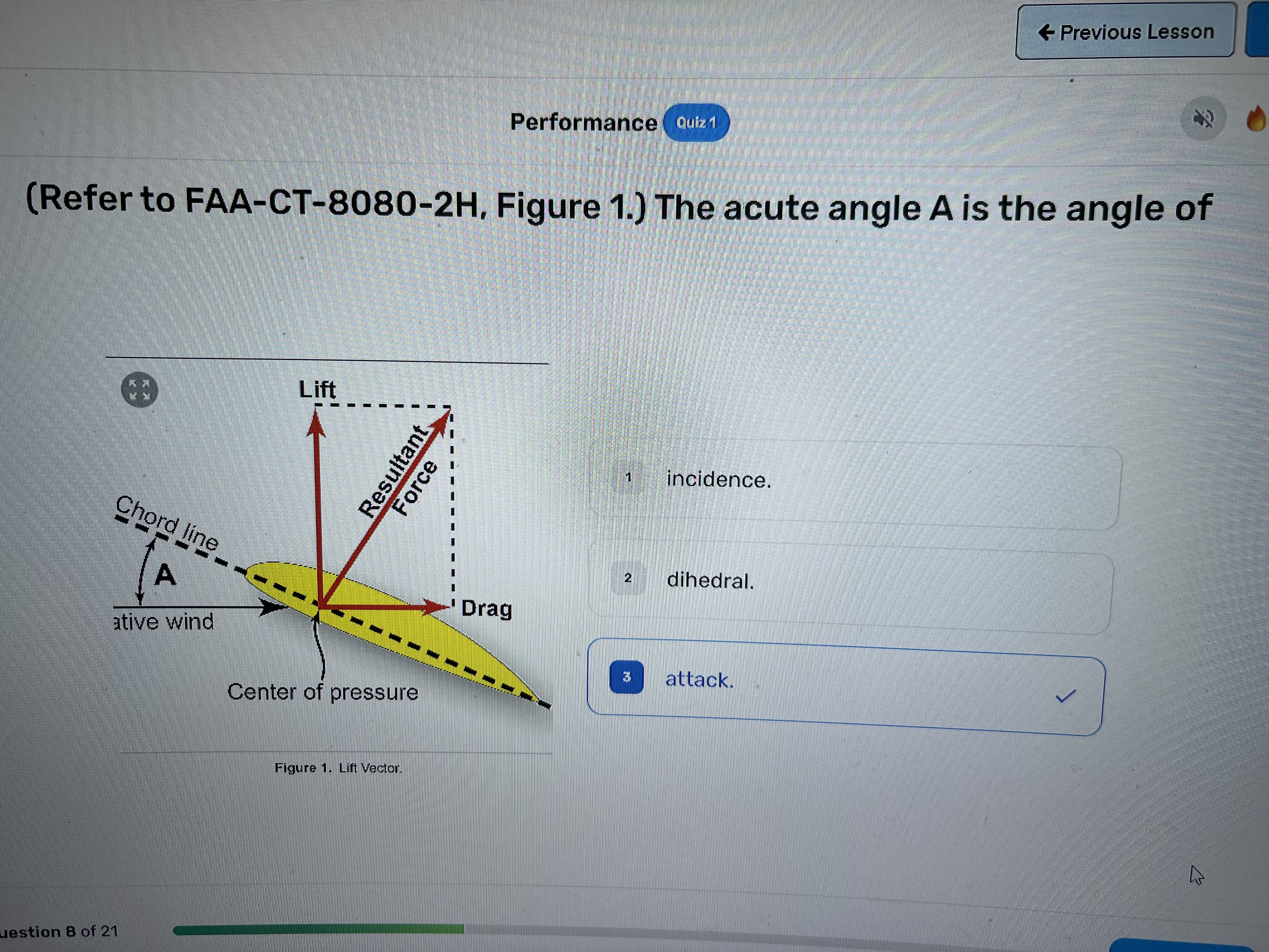 <p>The acute angle A is the angle of………..</p>