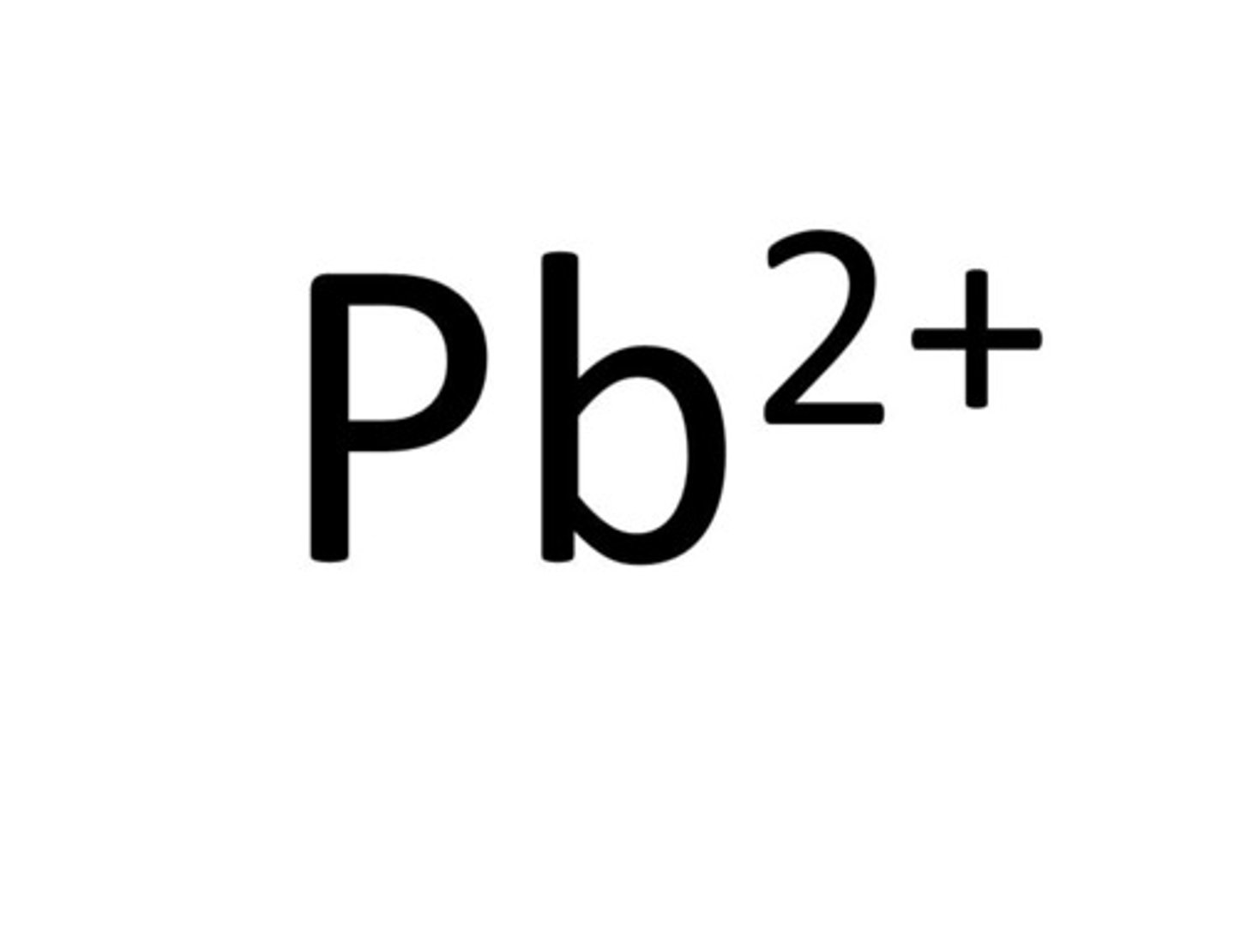 <p>Pb^{2+} </p>