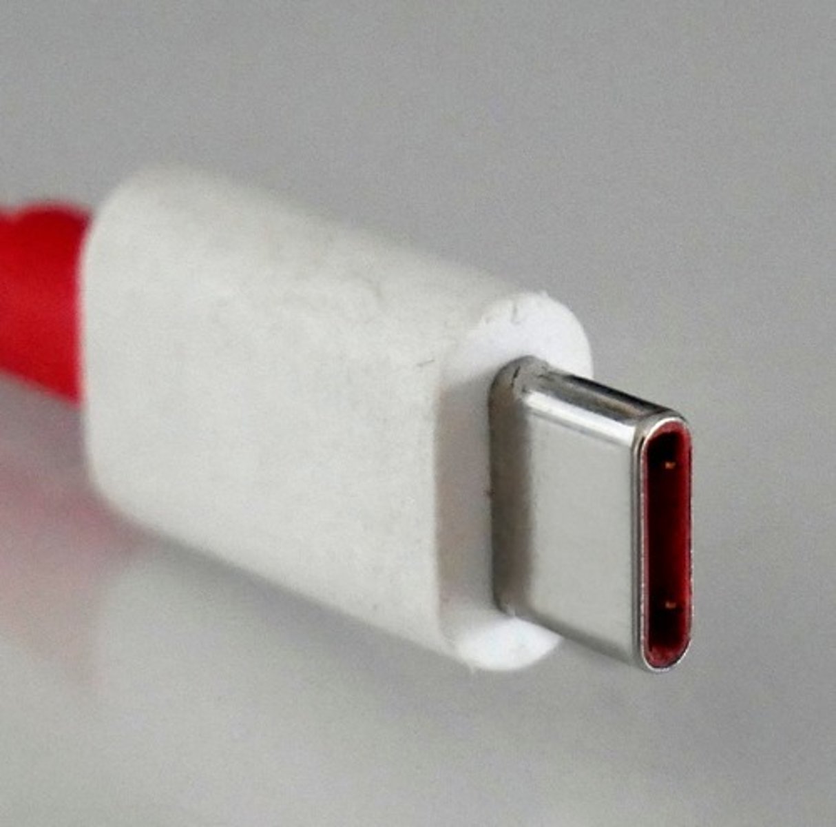 <p>24-pin double-sided USB connector for hosts and devices</p><p>Can be used in either orientation, and can be used to send many different types of signals. The "C" only describes the physical form-factor of the cable</p>