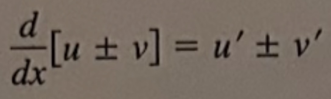 <p>u′ ± v′</p>