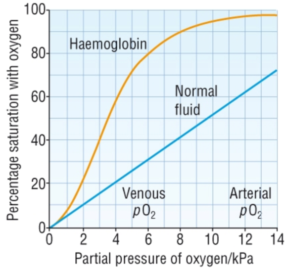 oxyhaemoglobin dissociation curve