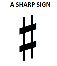 <p>Sharp Sign</p>