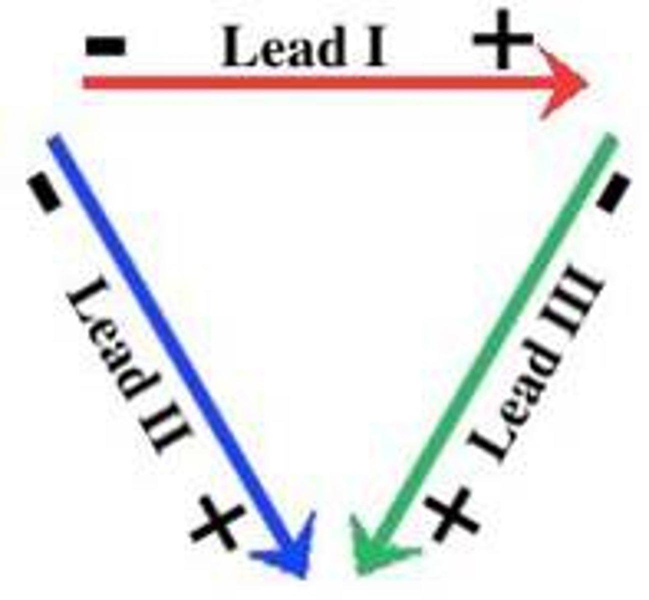 <p>Records impulses btwn the right arm &amp; left leg</p>