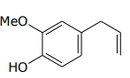 <p>[Phenolic Compounds] allylphenols   used in perfumery, flavoring;  antiseptic and anesthetic; main  component of clove oil</p>