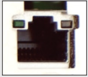 <p>Also called an Ethernet port or an RJ-45 port, used by a network cable to connect to the wired network.</p>