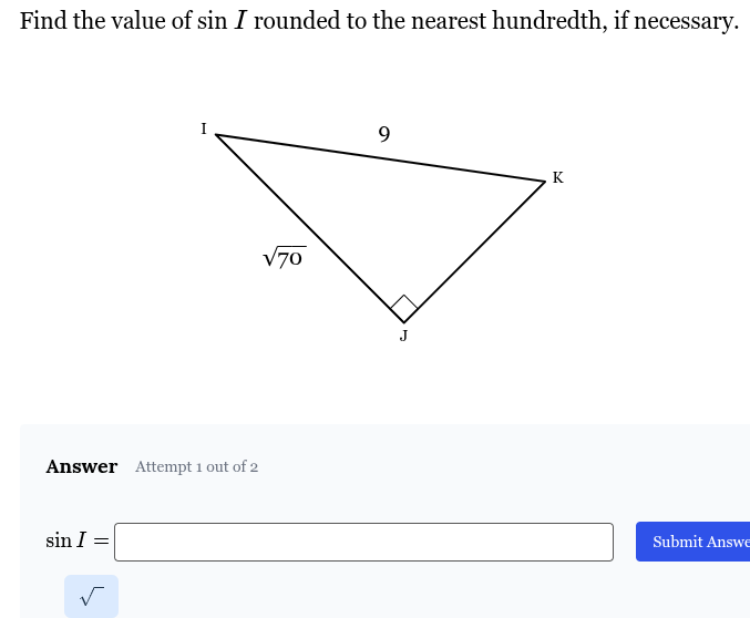 <p><span style="font-family: KaTeX_Main, "Times New Roman", serif; line-height: 1.2; font-size: 1.21em;"><span>sin</span><em><span>I</span></em><span>=</span></span></p>