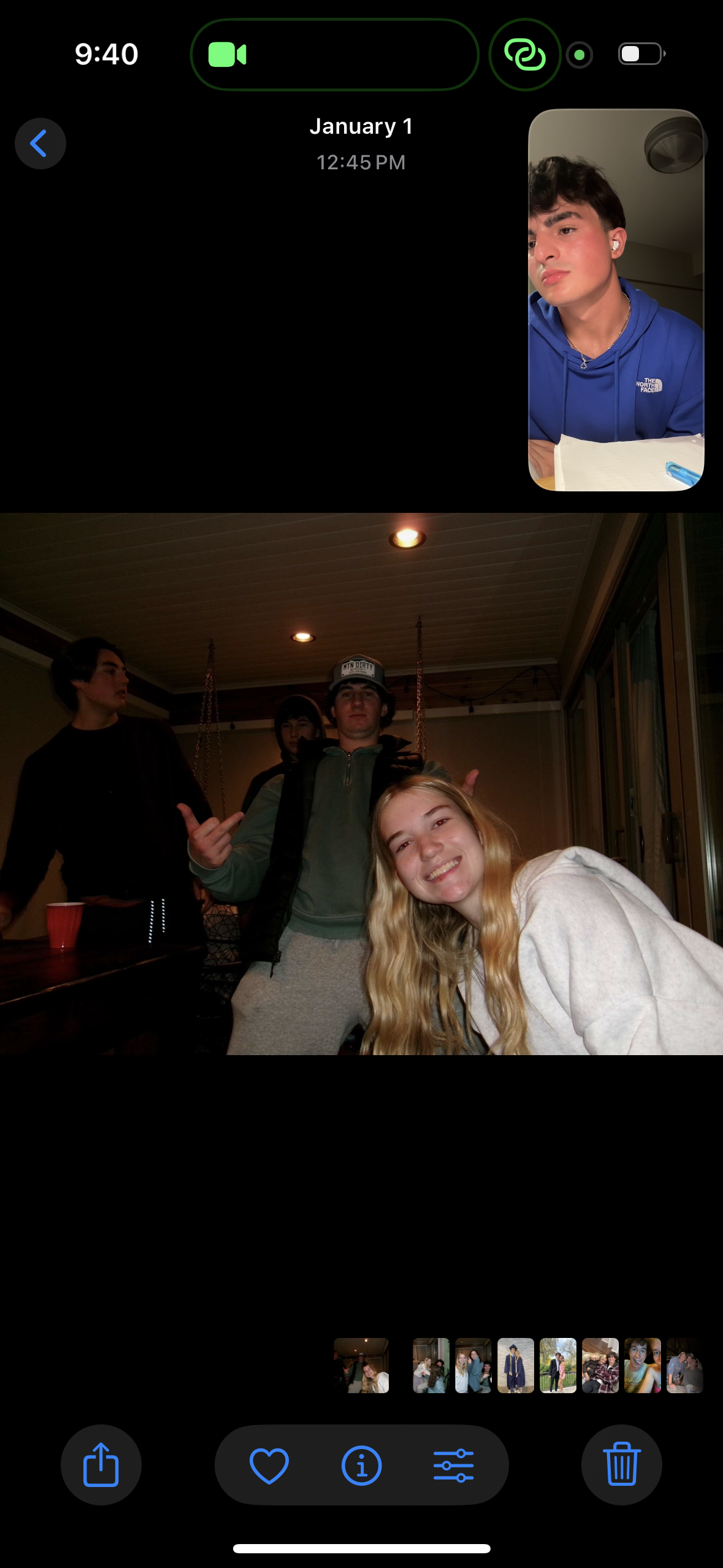 <p>one of my closest friends, controversial, goes to Virginia Tech, works at marina</p>