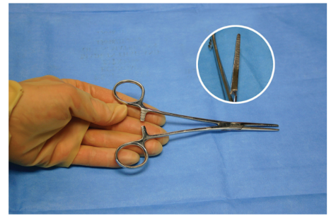 <p>Nickname: Kelly</p><p>Use: Grasps medium tissue, clamps vessels in General and GYN surgery</p><p>Features: Tapered jaw with 2/3 serrations, various lengths</p>