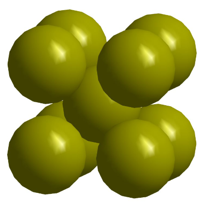 <p>-bcc</p><p>-non close packing</p>